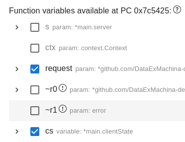 function variables